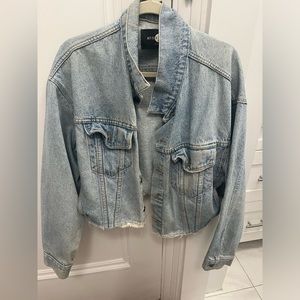 Oversized Nastygal Jean Jacket